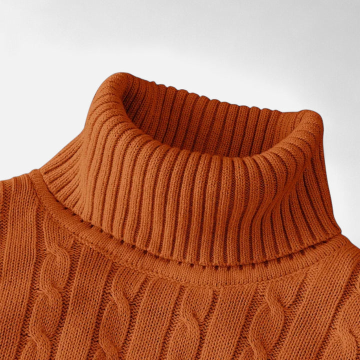Men’s Wool Turtleneck Sweater