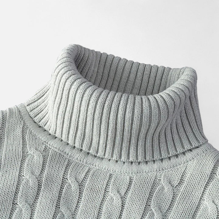 Men’s Wool Turtleneck Sweater