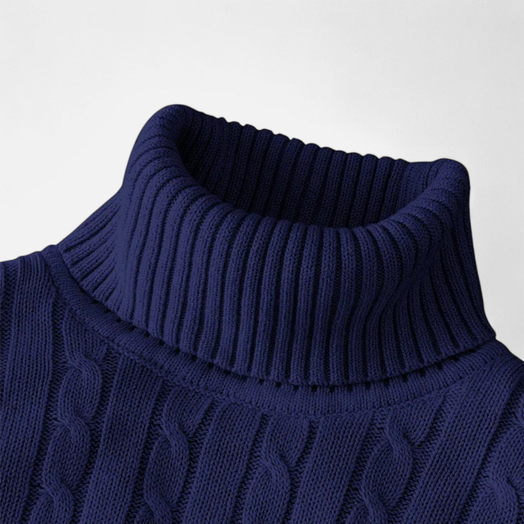 Men’s Wool Turtleneck Sweater