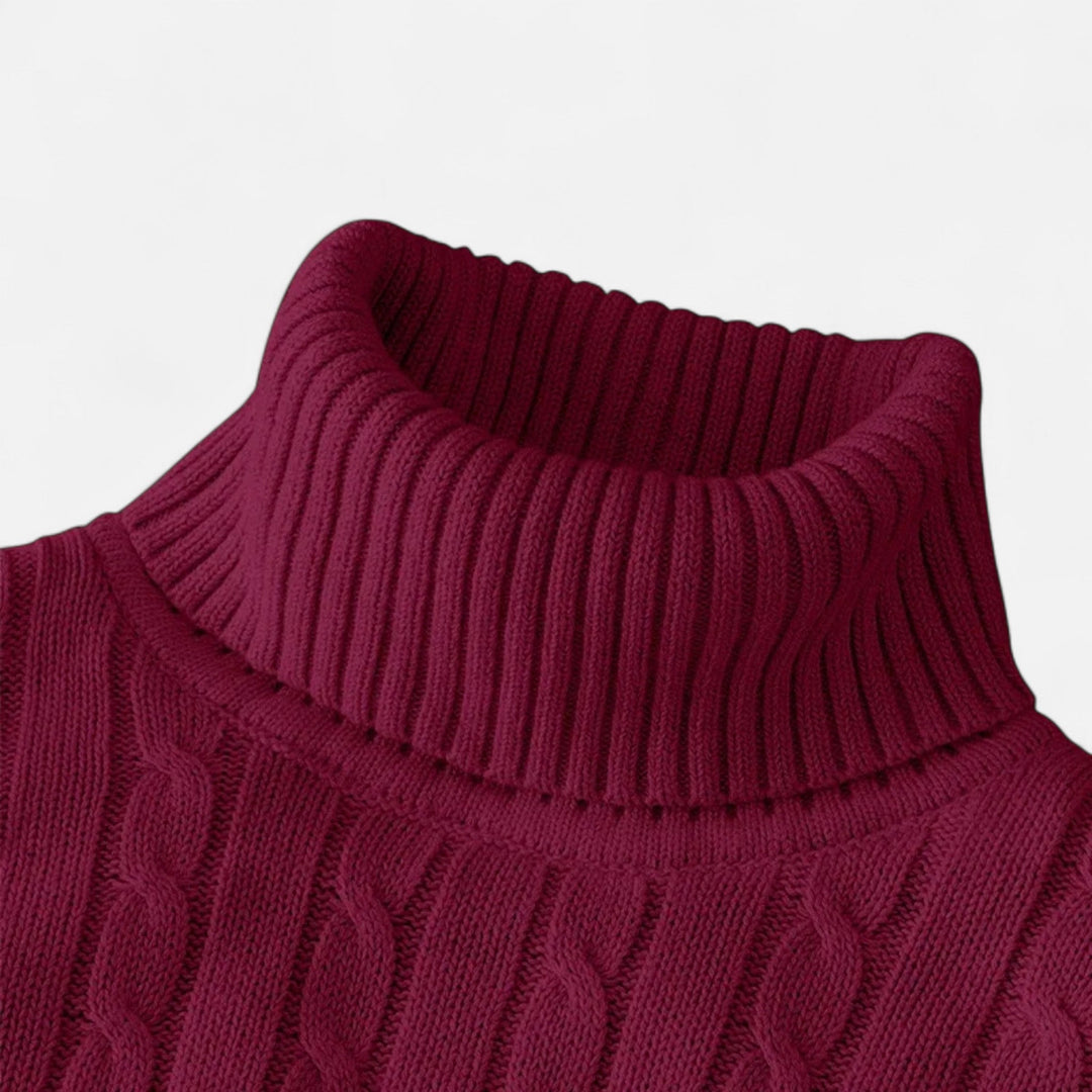 Men’s Wool Turtleneck Sweater
