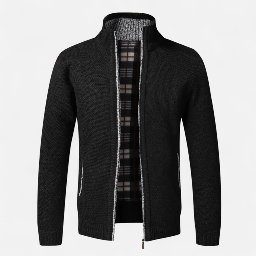 Men’s Knitted Zip Cardigan