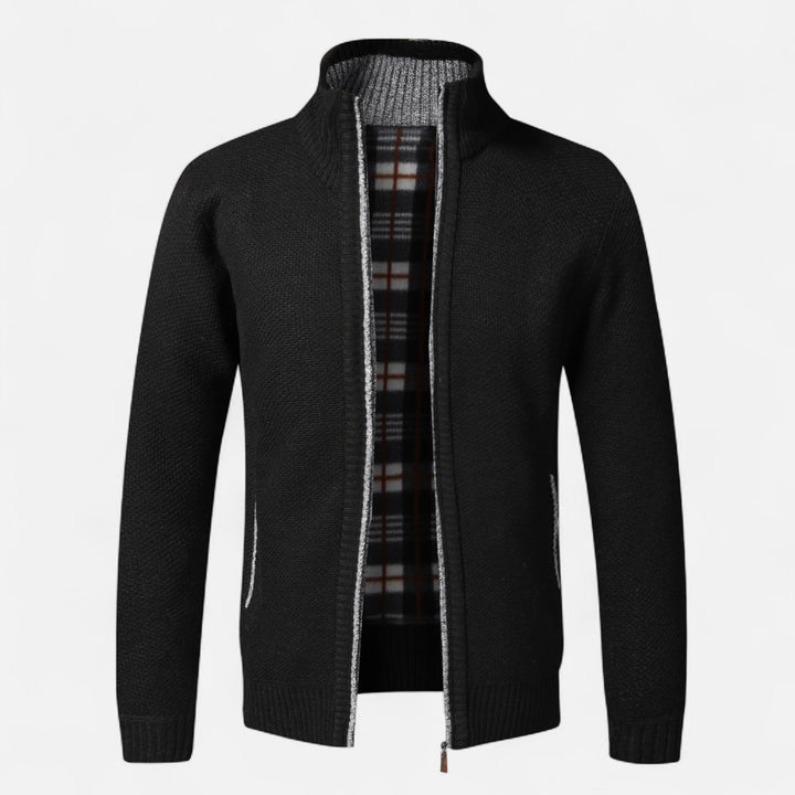 Men’s Knitted Zip Cardigan