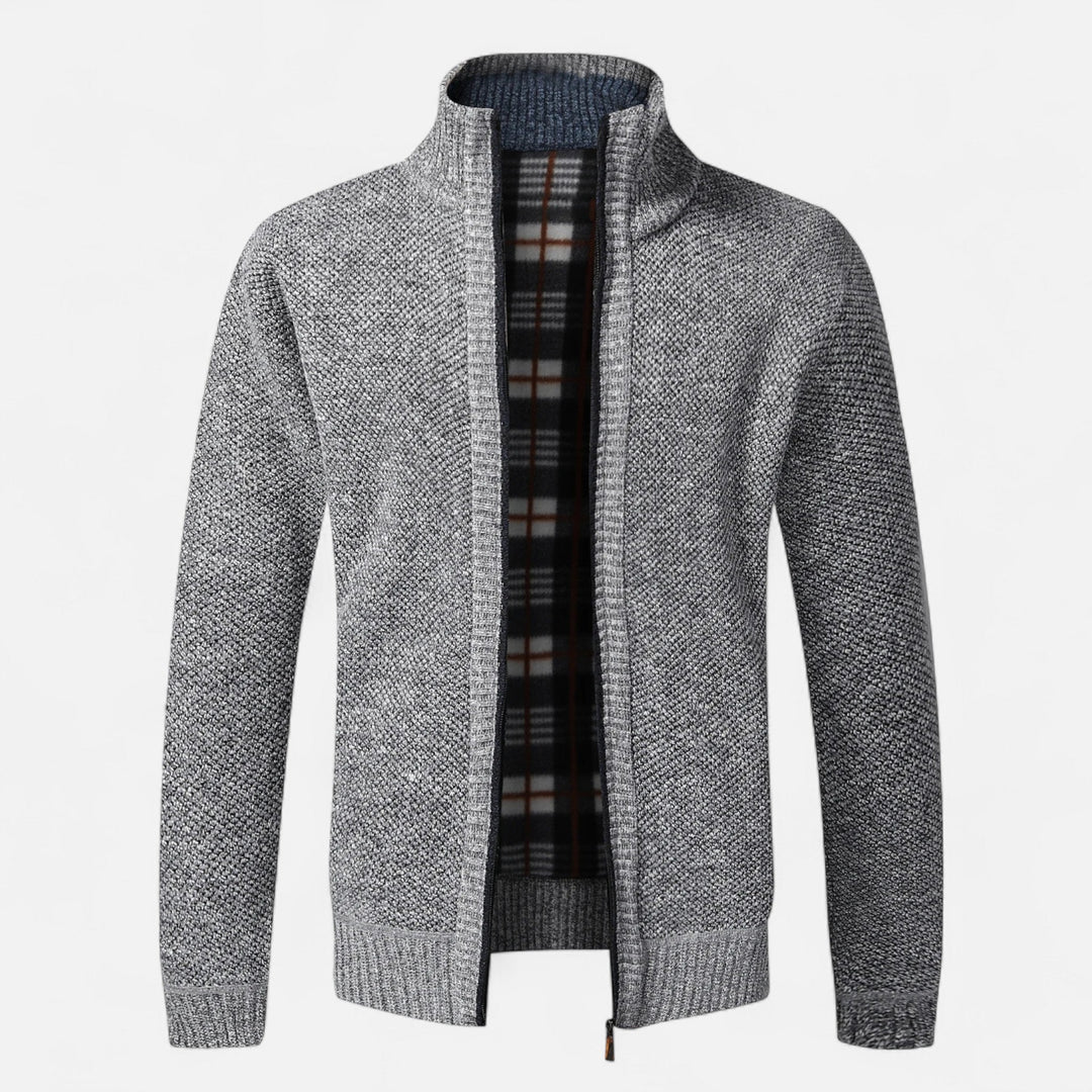 Men’s Knitted Zip Cardigan