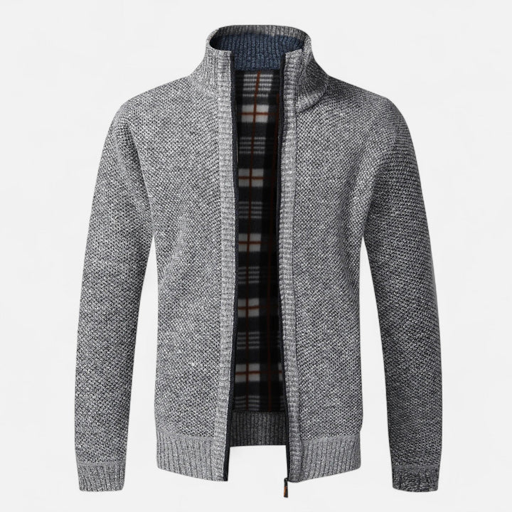 Men’s Knitted Zip Cardigan