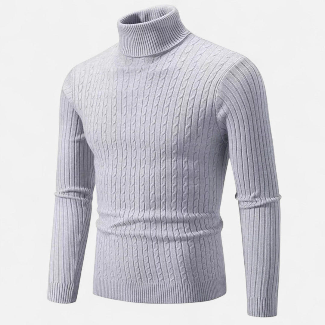 Men’s Wool Turtleneck Sweater