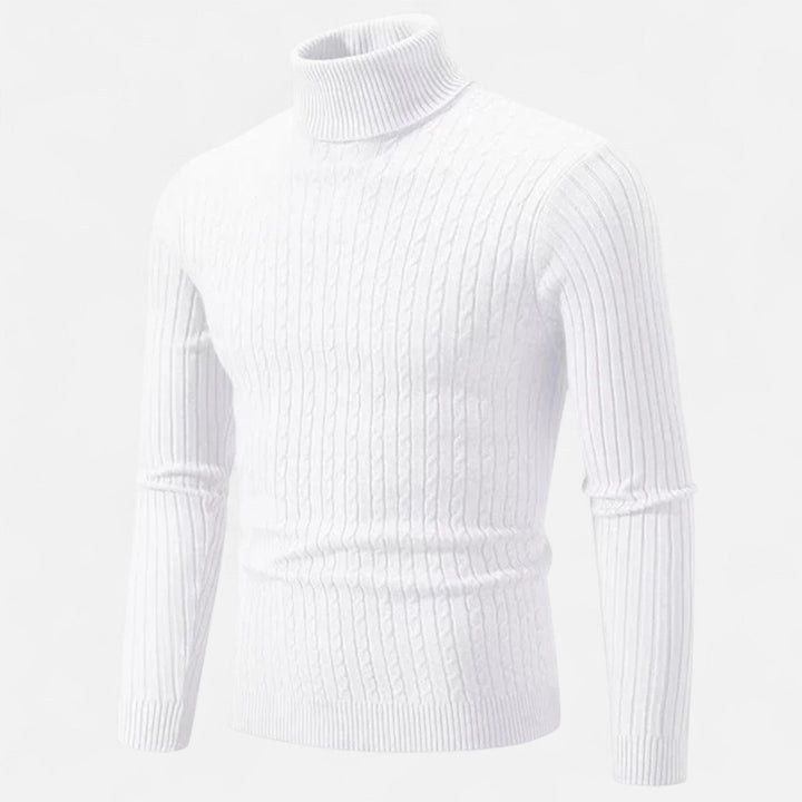 Men’s Wool Turtleneck Sweater