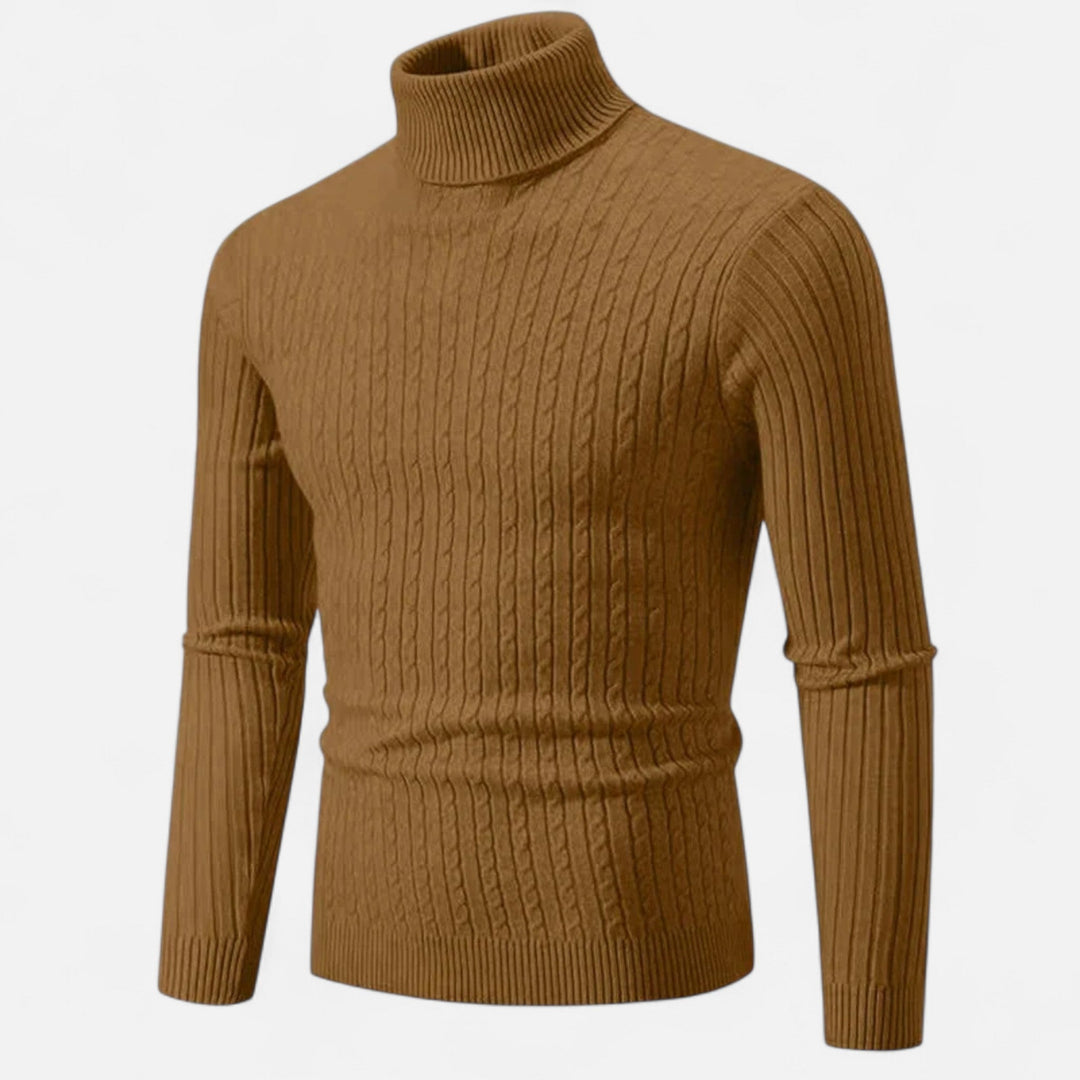 Men’s Wool Turtleneck Sweater