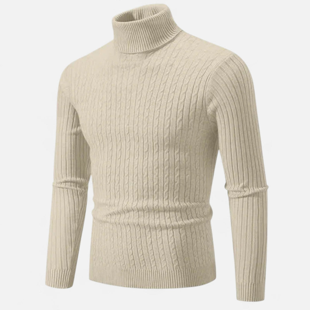 Men’s Wool Turtleneck Sweater