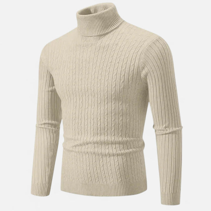 Men’s Wool Turtleneck Sweater