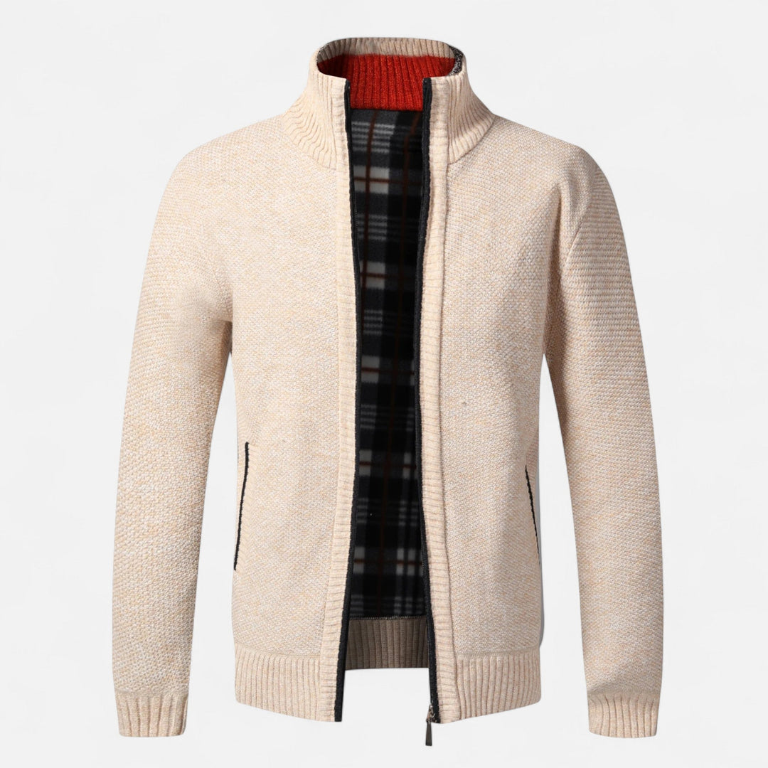 Men’s Knitted Zip Cardigan
