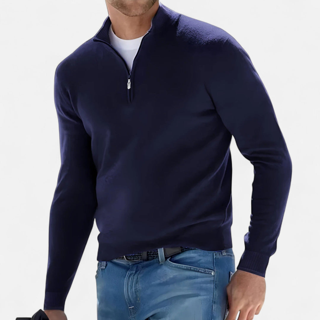 Men’s Oversized Half Zip Sweater