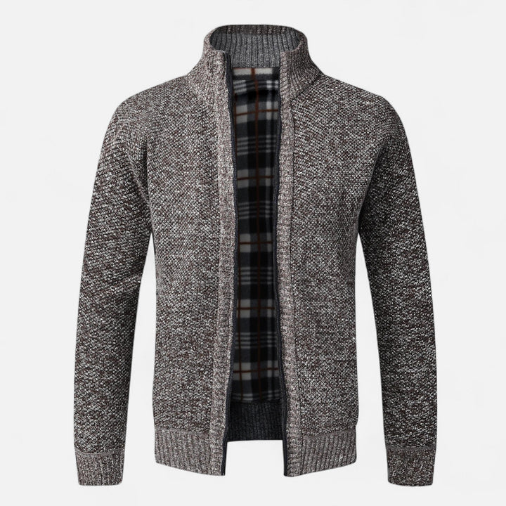 Men’s Knitted Zip Cardigan
