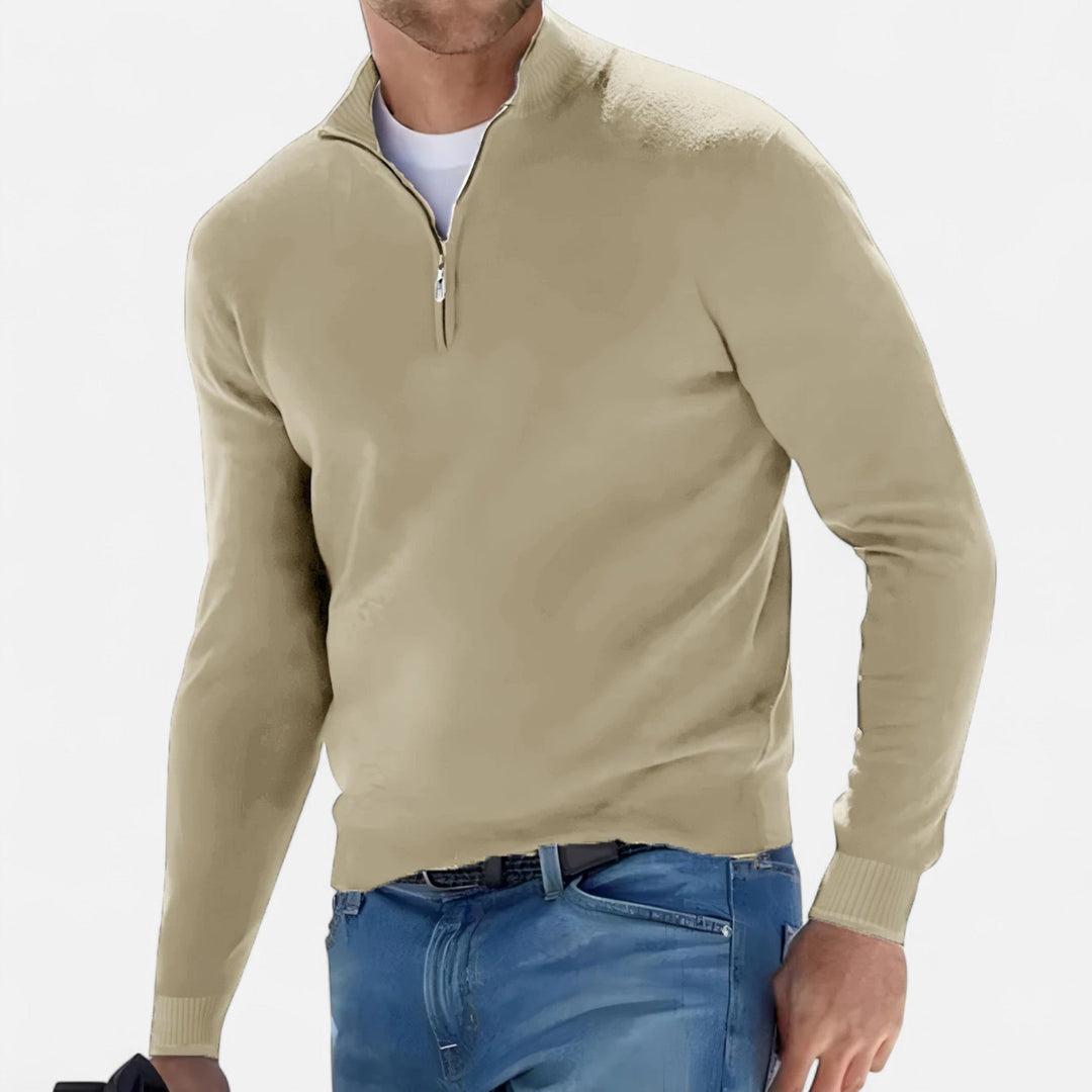 Men’s Oversized Half Zip Sweater