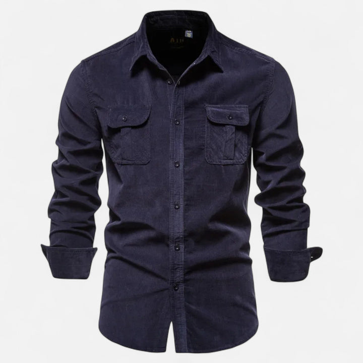 Men’s Corduroy Business Casual Shirt
