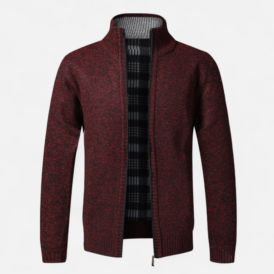 Men’s Knitted Zip Cardigan