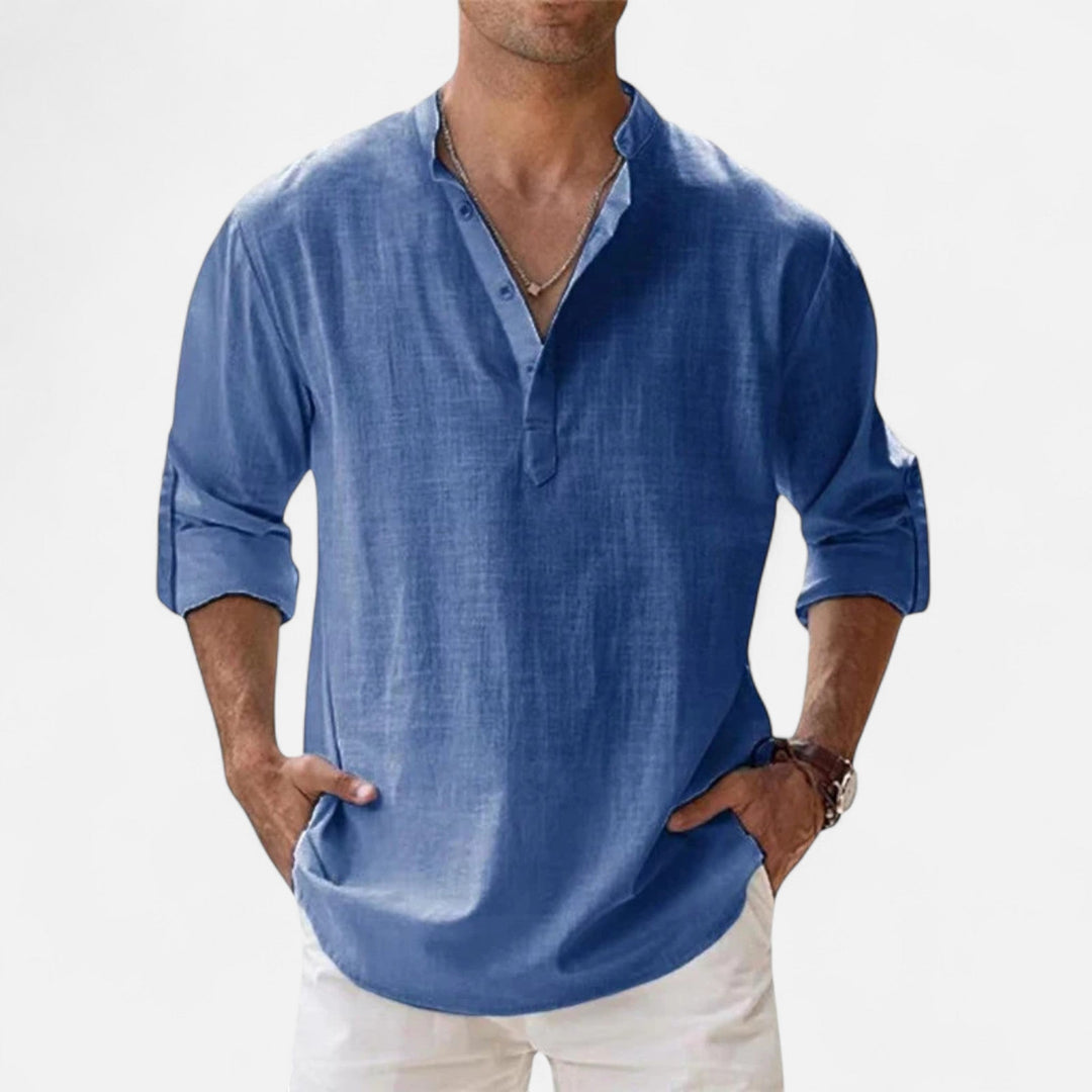 Men’s Linen Beach Shirt