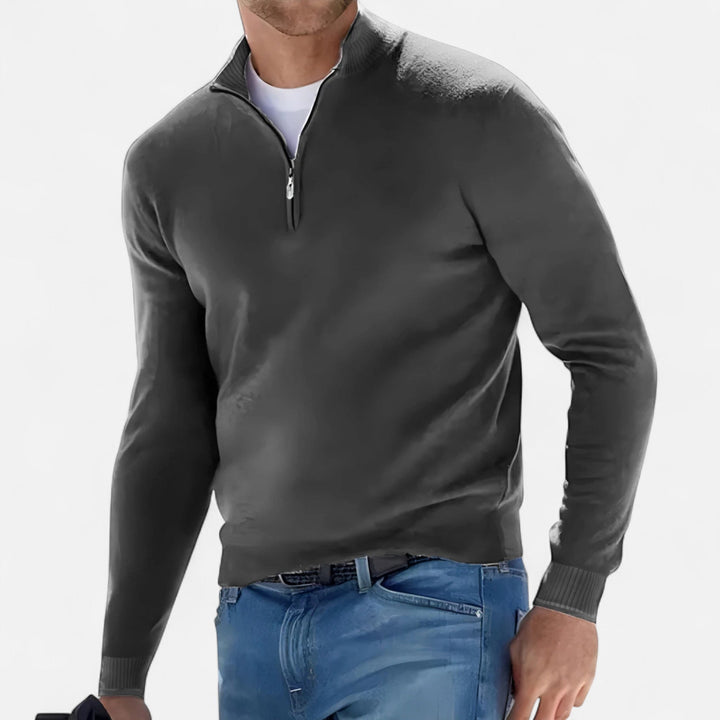 Men’s Oversized Half Zip Sweater