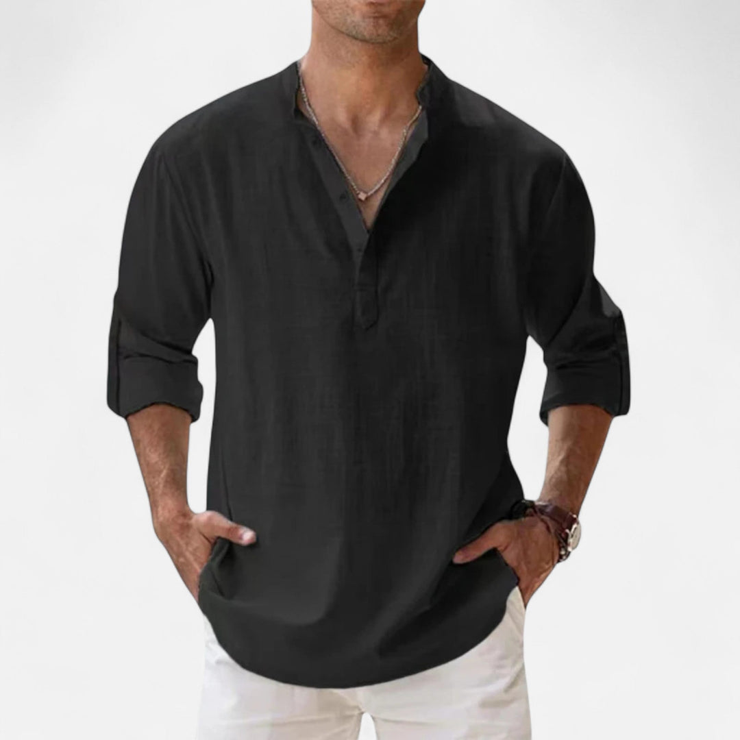 Men’s Linen Beach Shirt