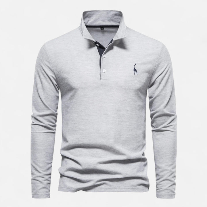 Men's Long Sleeve Polo Shirt
