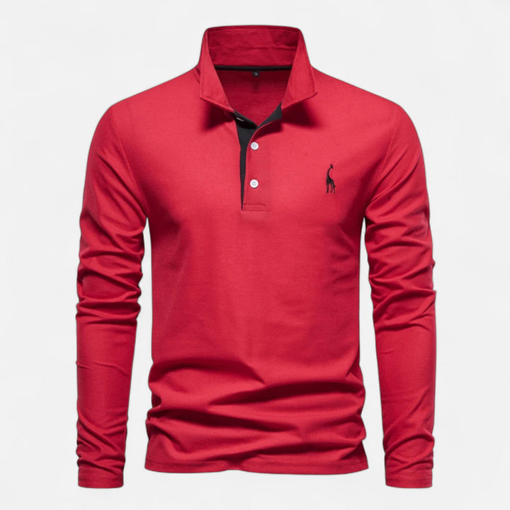 Men's Long Sleeve Polo Shirt