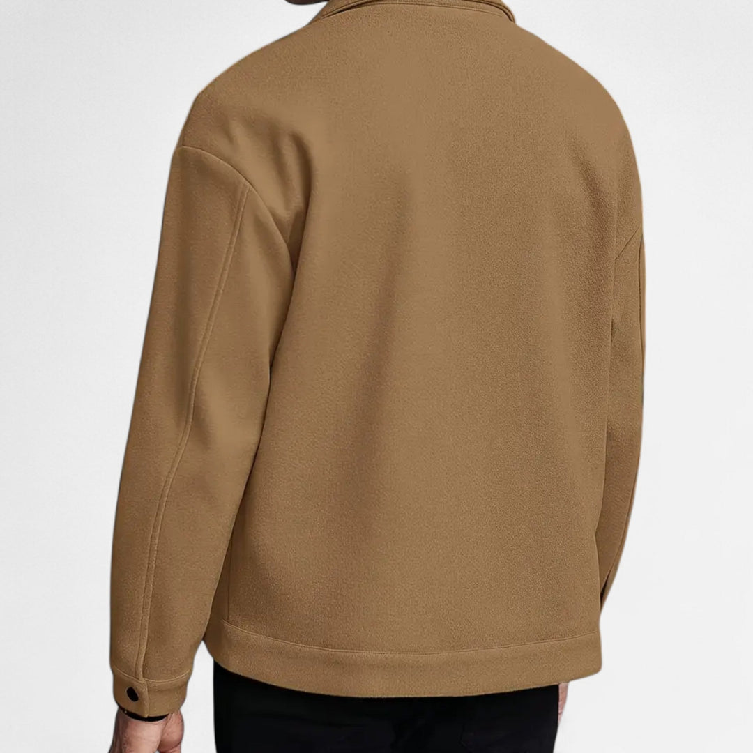 Men’s Refined Button Closure Jacket