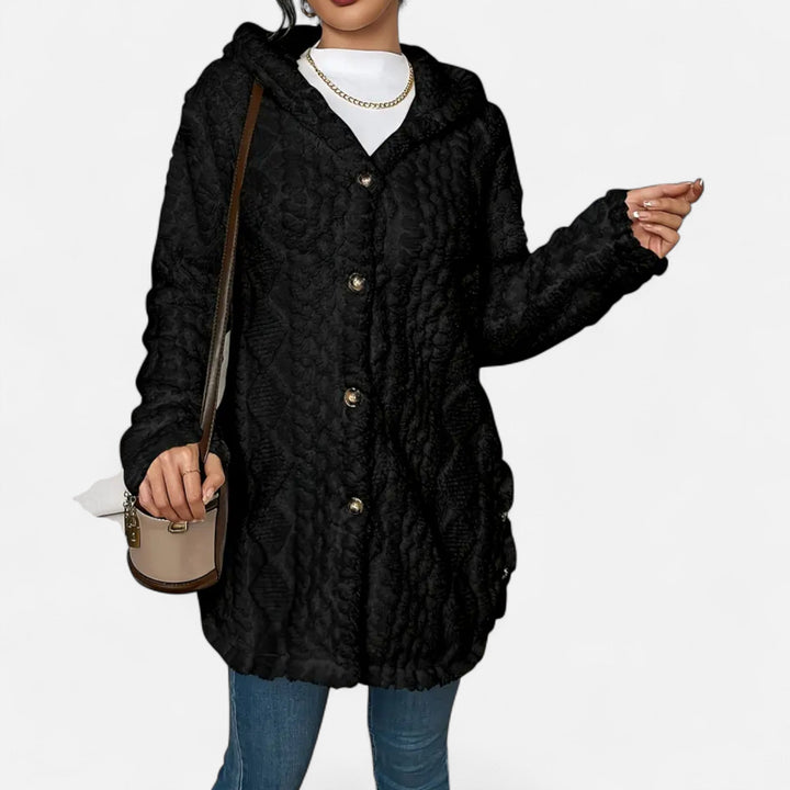 Women’s Jacquard Hooded Coat – Heritage Luxe