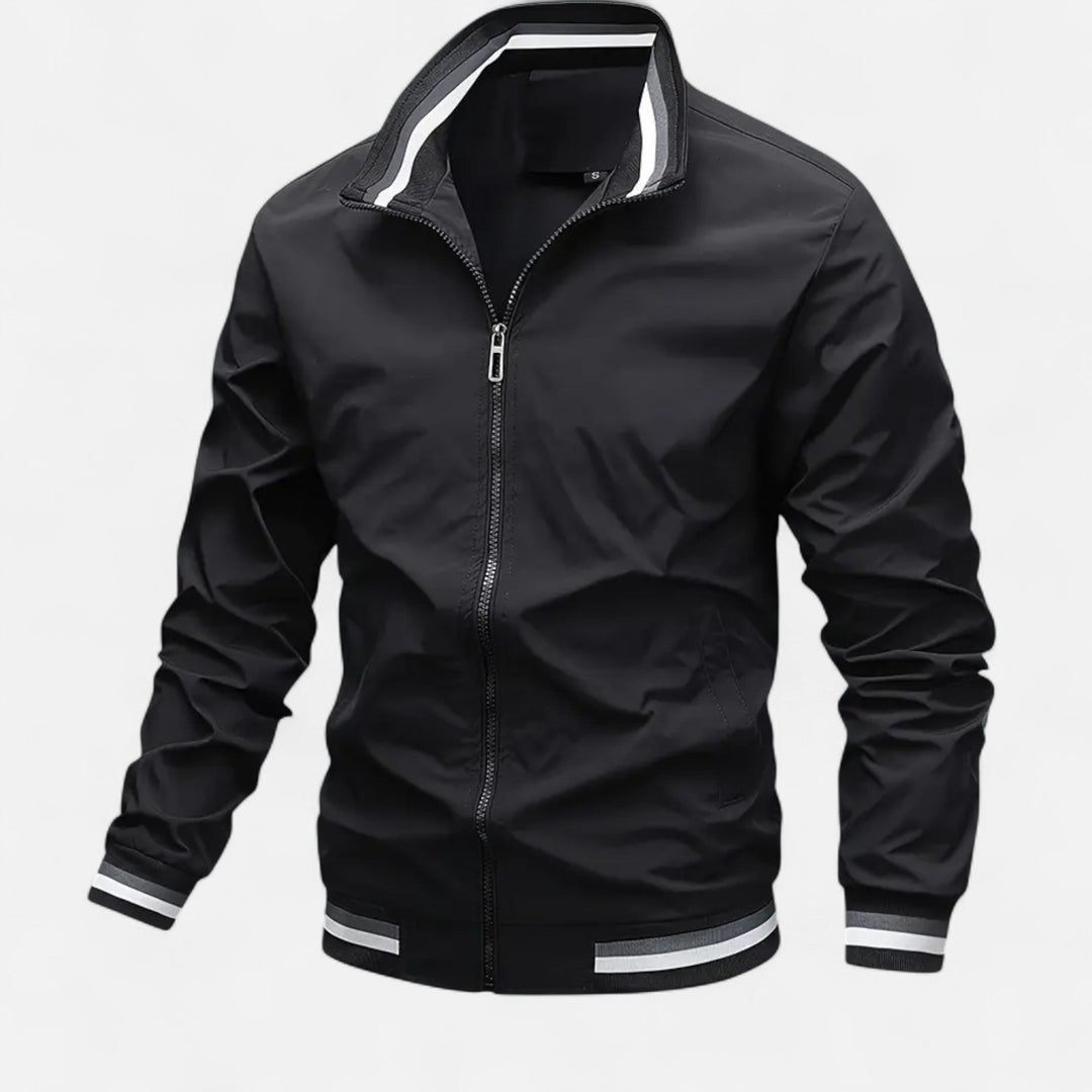 Men’s Baseball Collar Windbreaker Jacket