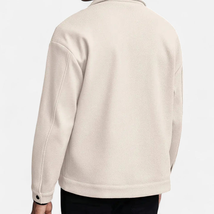 Men’s Refined Button Closure Jacket