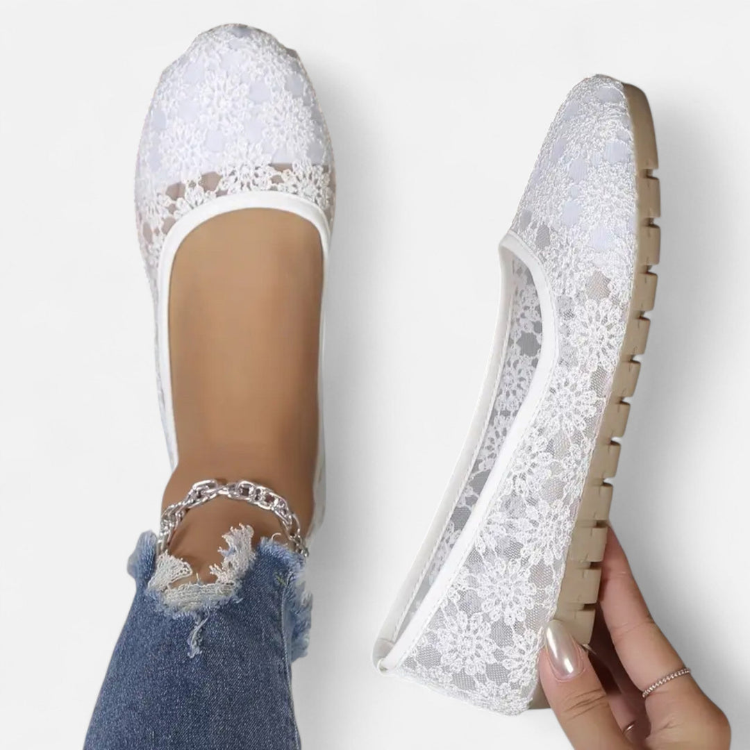Women’s Lace Flats – Ethereal Elegance